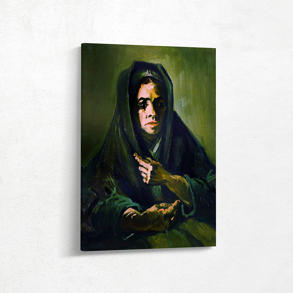 Woman with Mourning Shawl