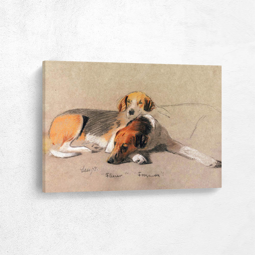 Hounds Fleur and Frogmore