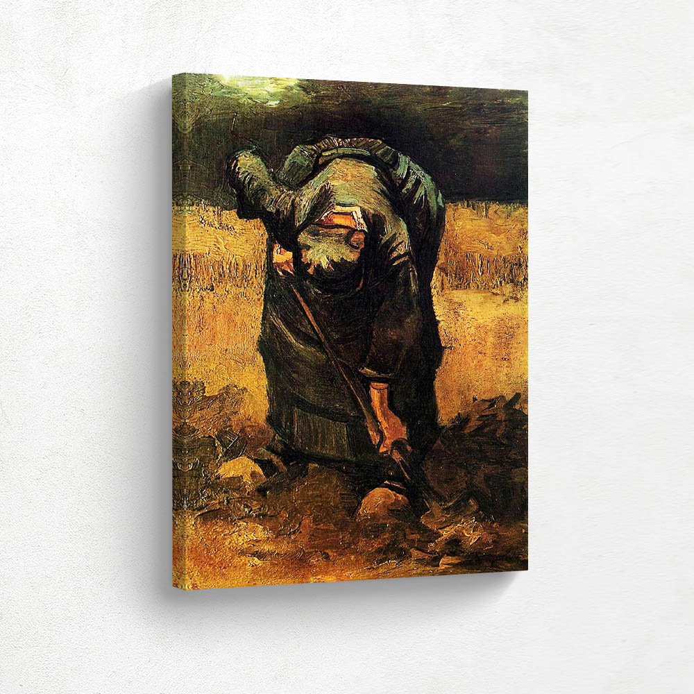 A Peasant Woman Digging