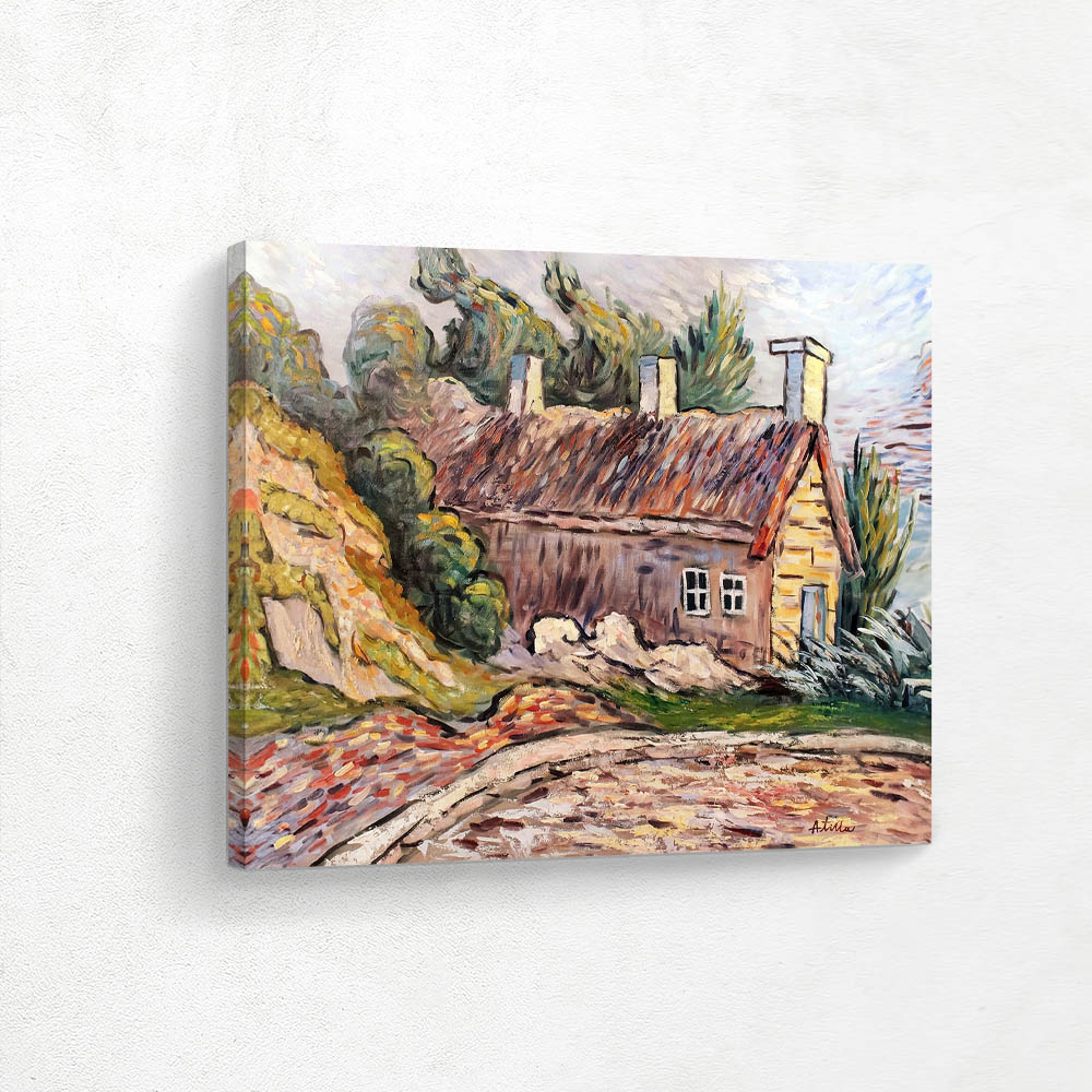 Thatched Cottages at Cordeville Auvers Sur Oise