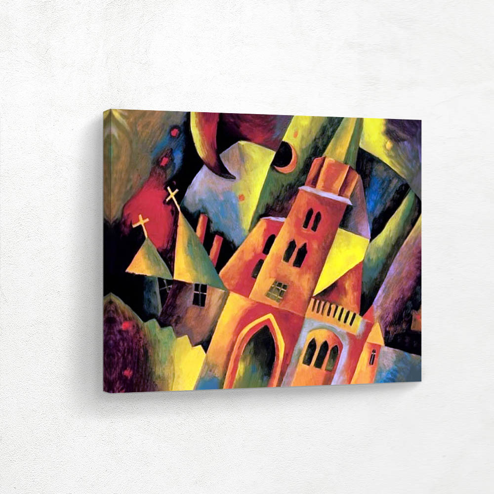 Landscape with Churches