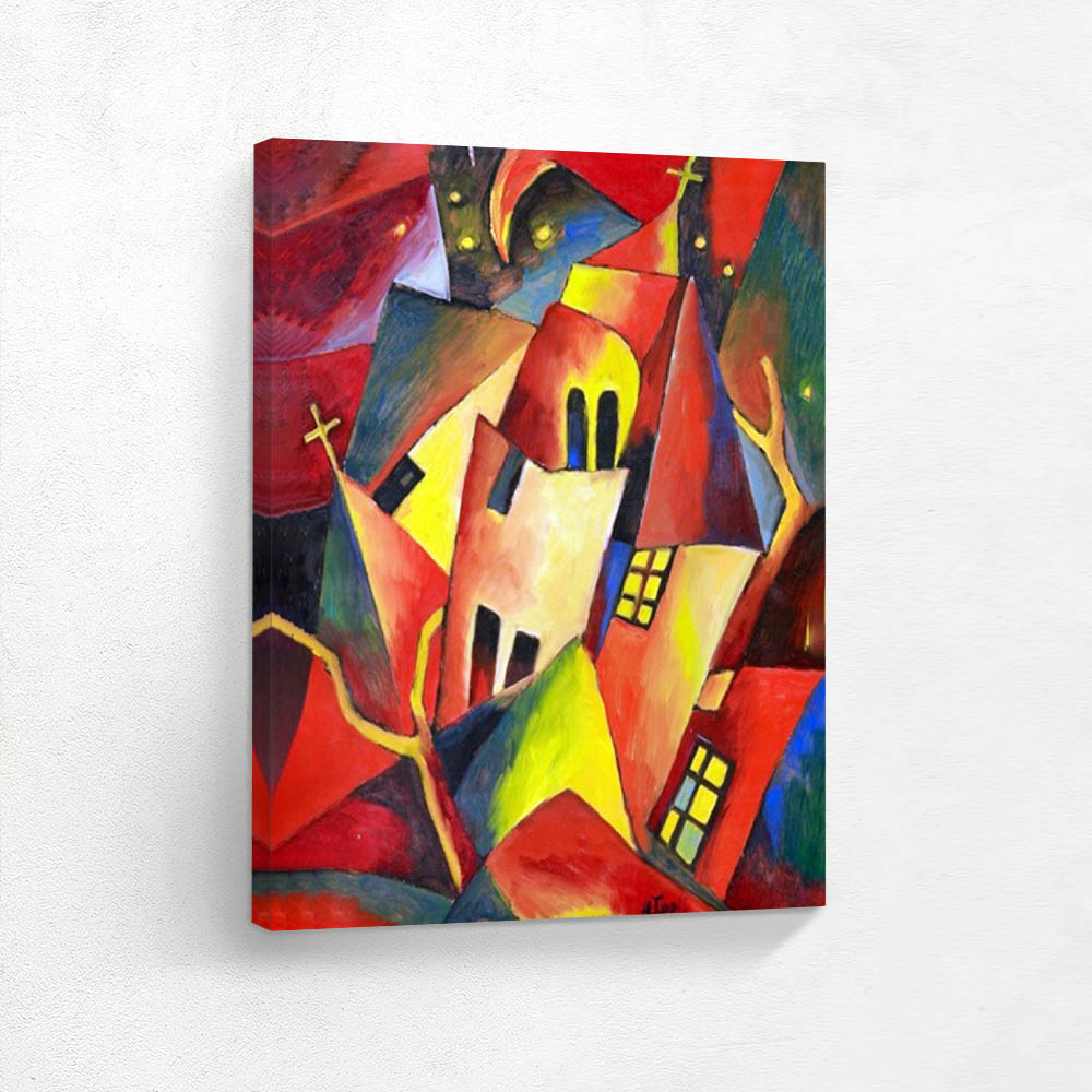 Red and Yellow Landscape