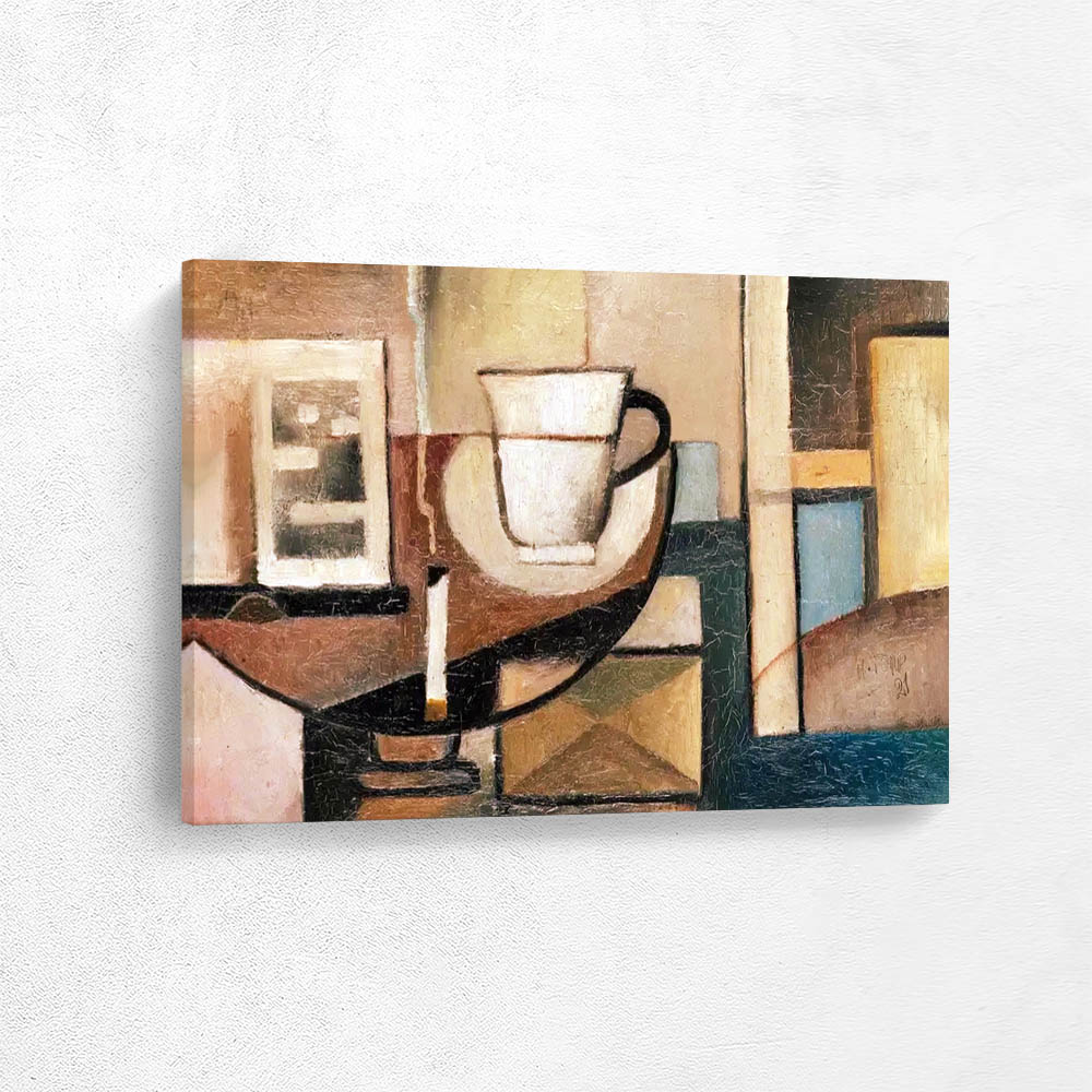 Still Life with White Cup and Cigarette