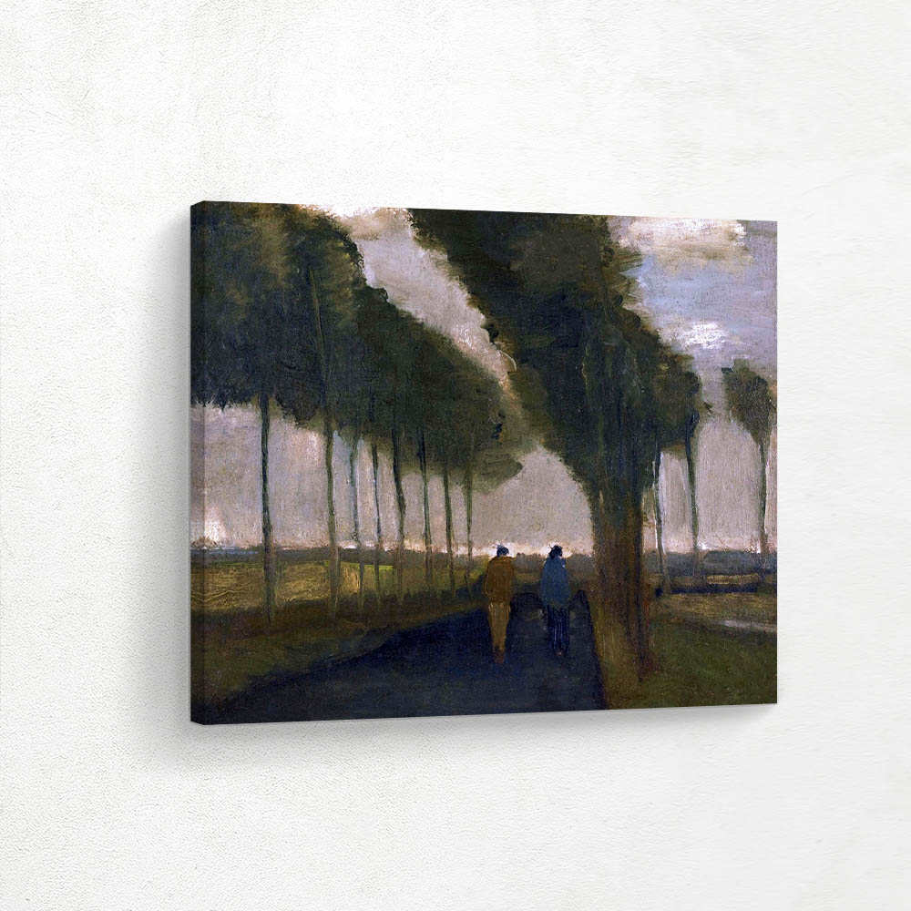 Country Lane with Two Figures