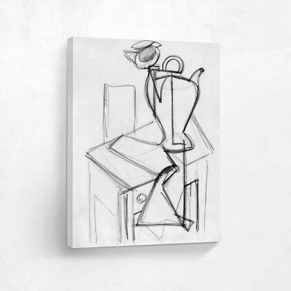 Table Still Life with Pitcher and Bowl