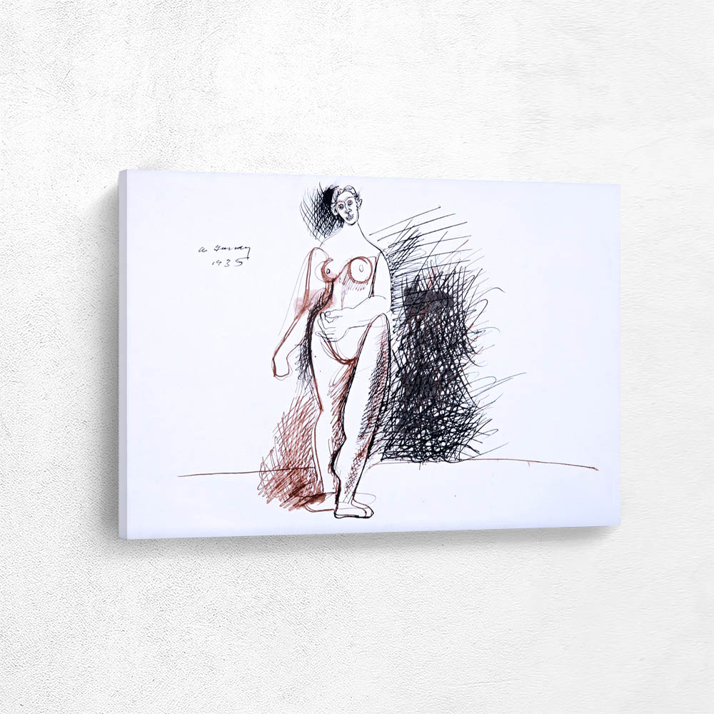 Standing Female Nude