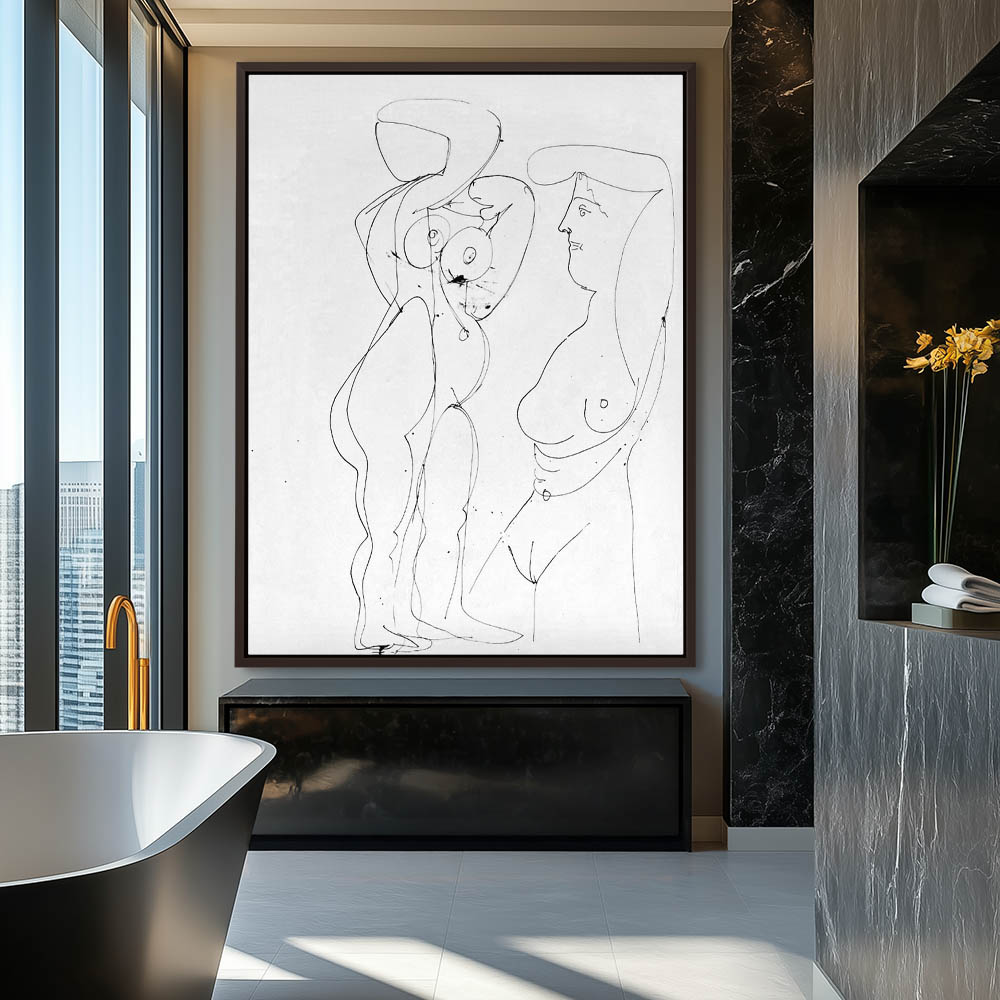 Two Standing Female Nudes - Image 3
