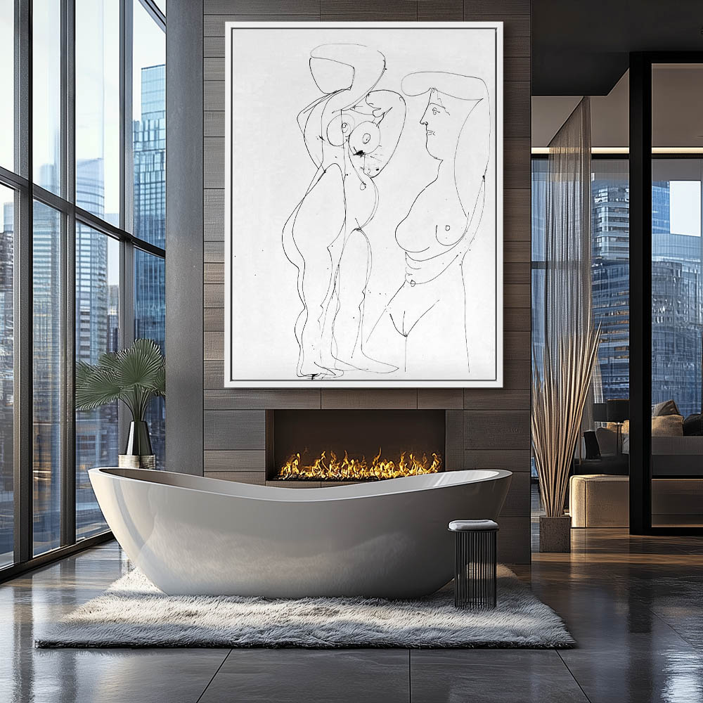 Two Standing Female Nudes - Image 4