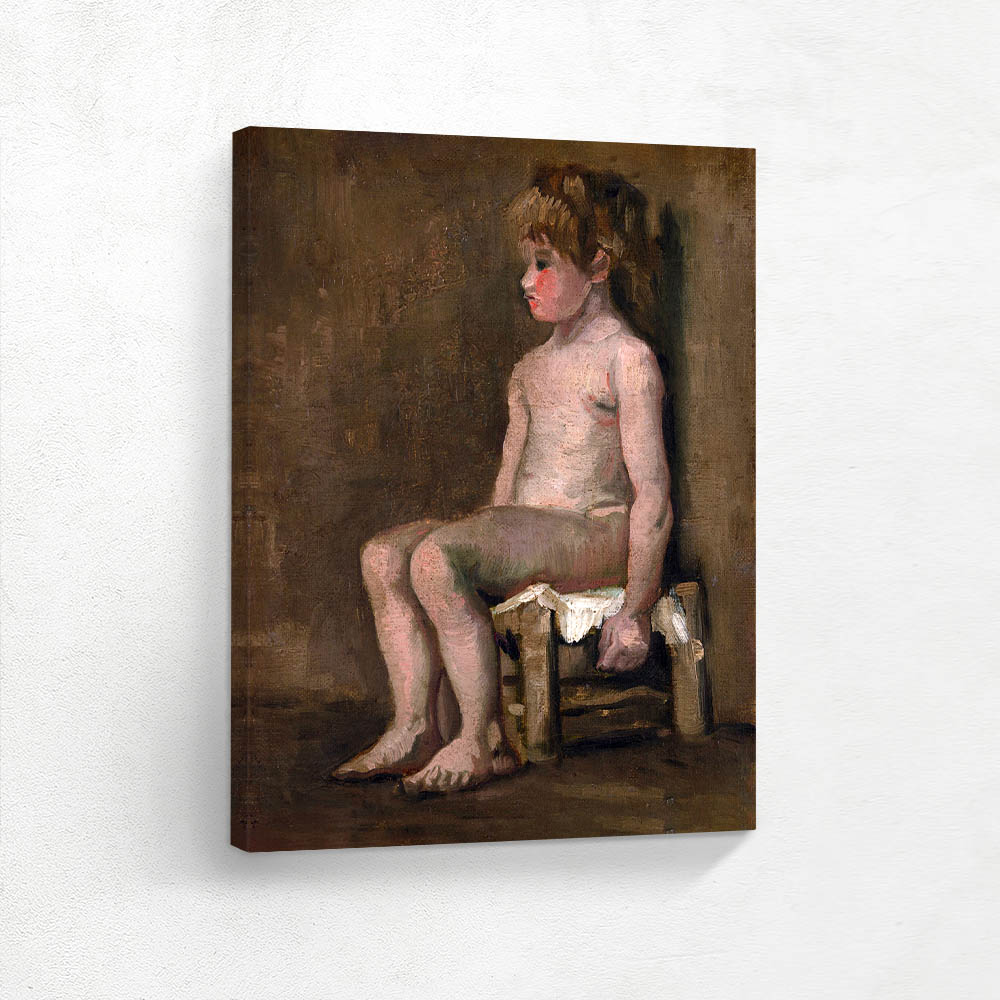 Nude Girl Seated