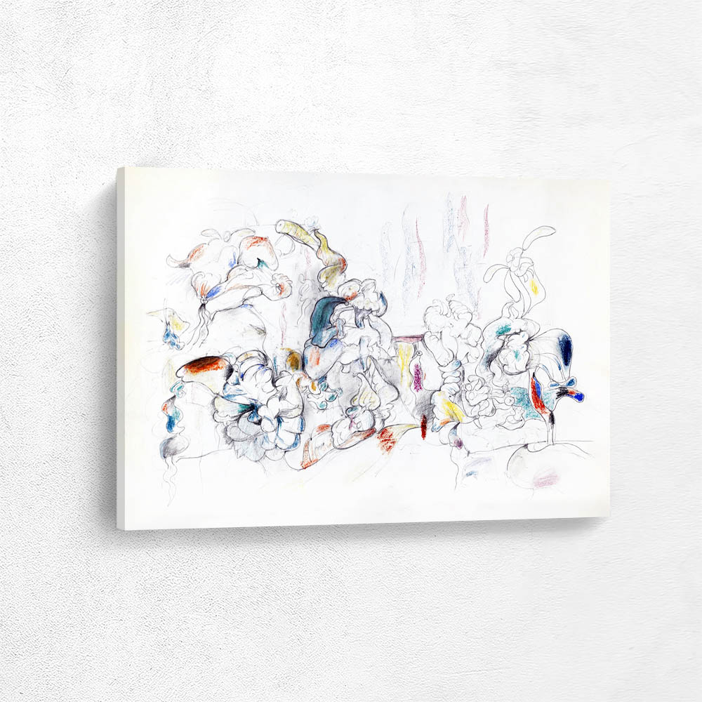 Abstract Landscape Drawing