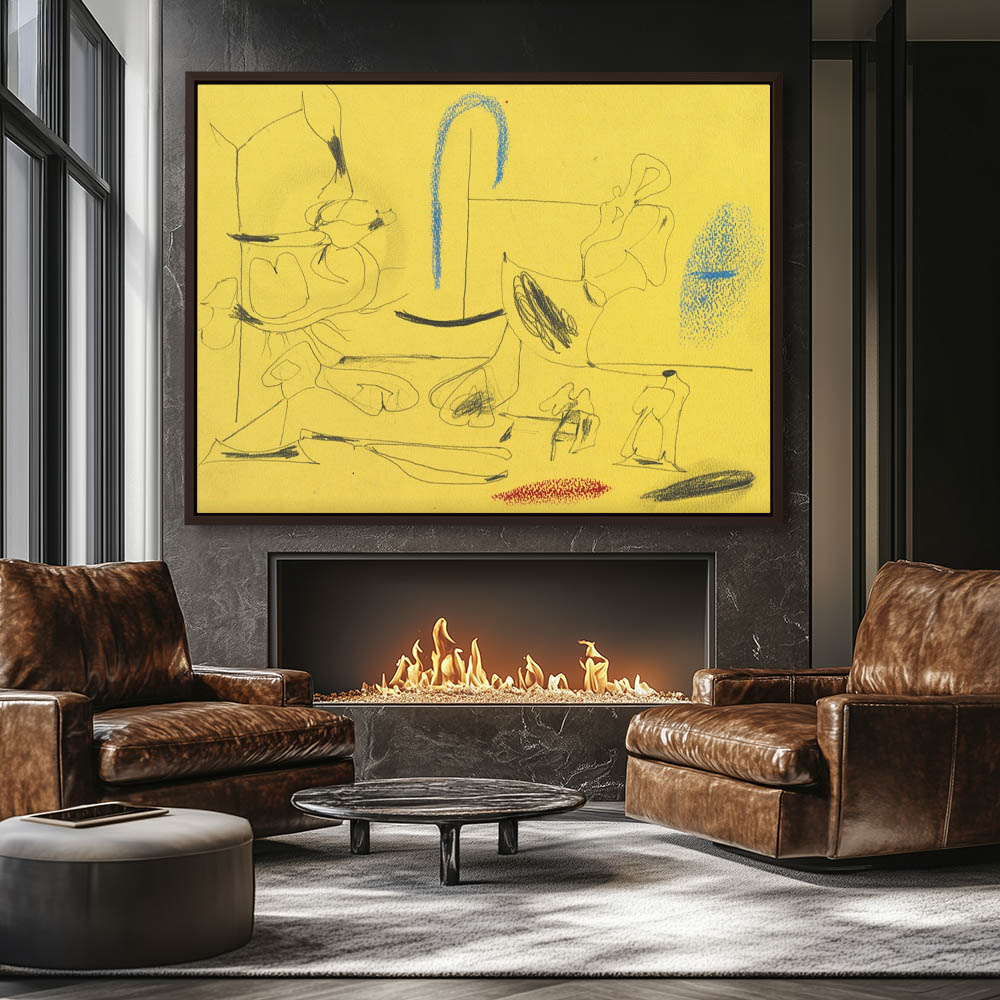 Untitled Abstract expressionist Drawing - Image 3