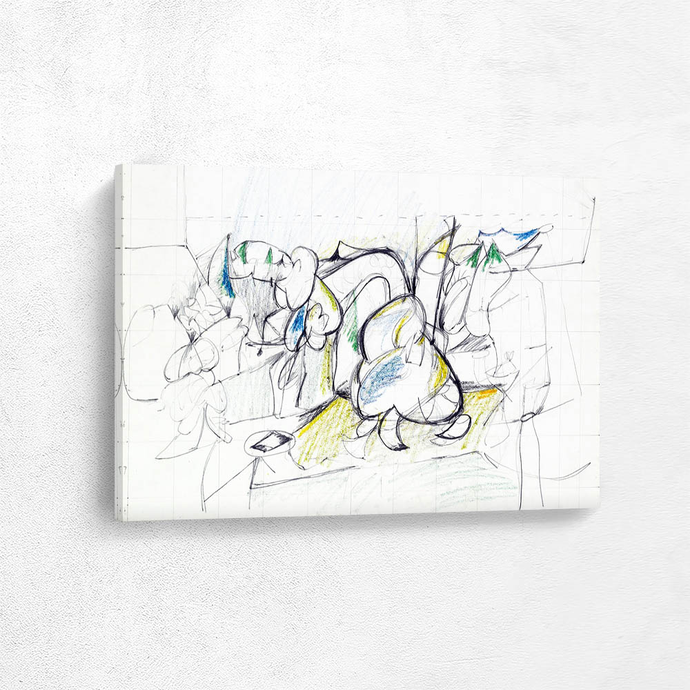 Untitled Abstract Expressionist Drawing