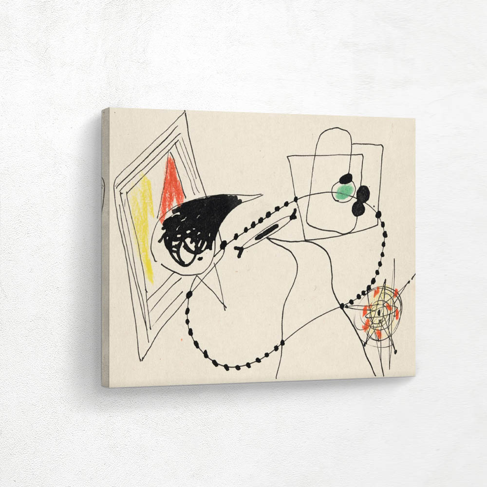 Untitled Abstract expressionist Composition Drawing