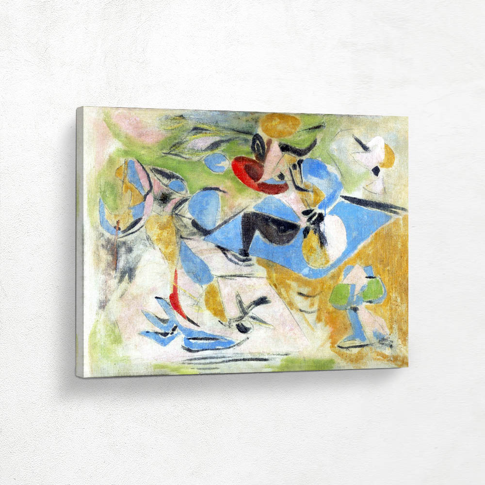 Untitled Abstract expressionist  Composition Drawing