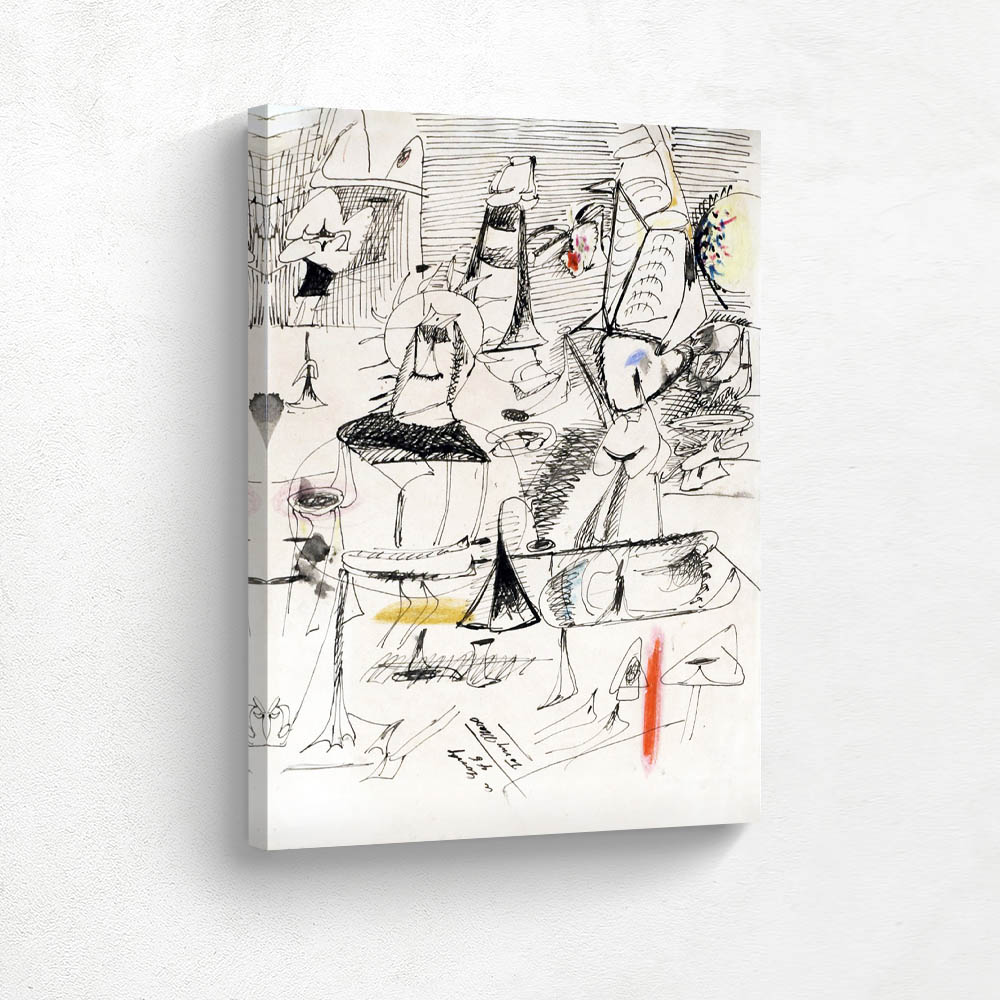 The Betrothal Motif Drawing