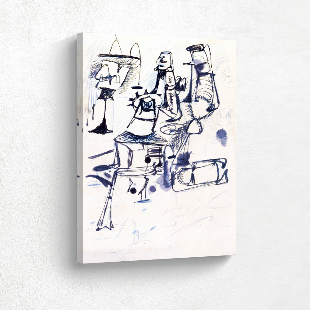 The Betrothal Motif Drawing