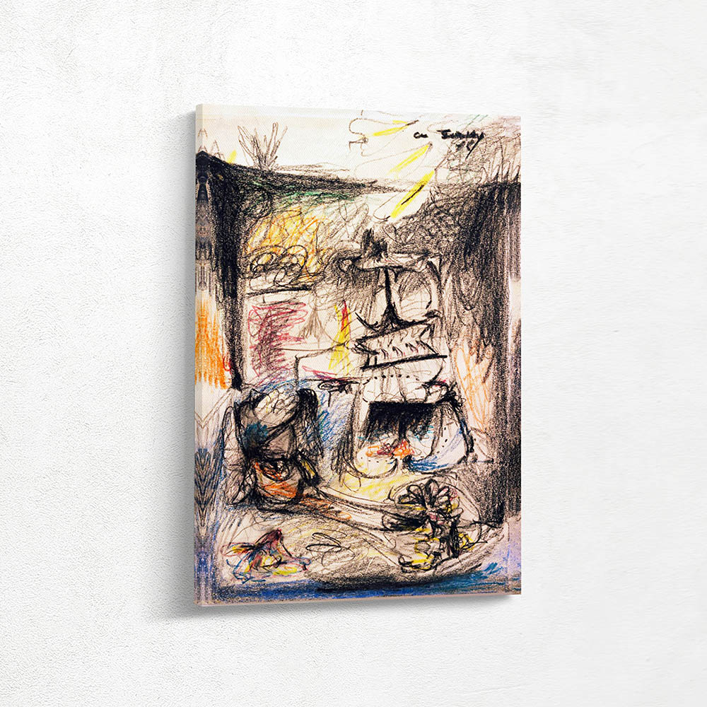 Untitled Abstract Expressionist Drawing