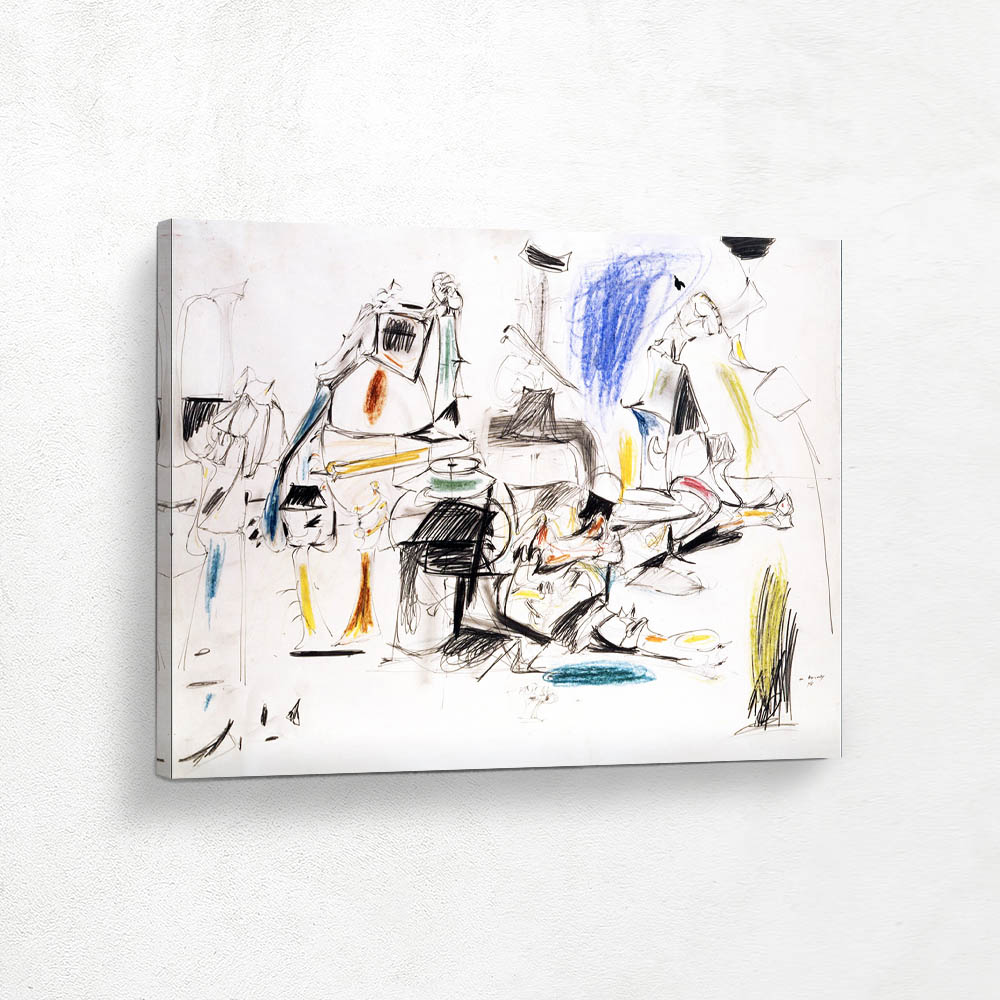 Untitled Abstract expressionist  Drawing