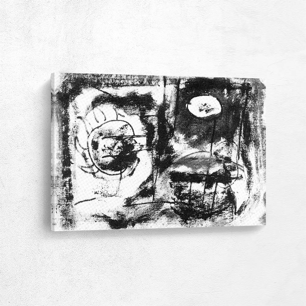 Untitled Abstract Composition in Black and White