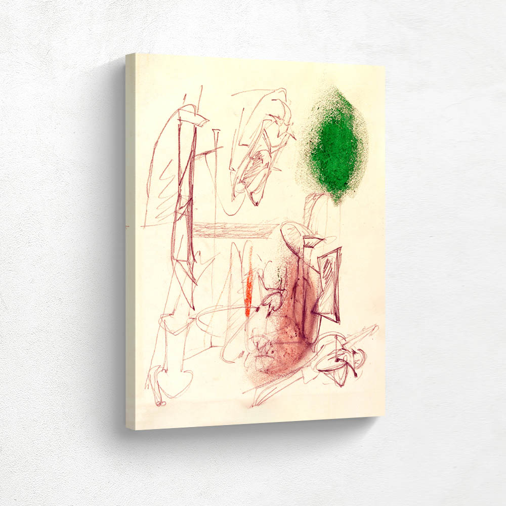 Untitled Abstract Expression Drawing