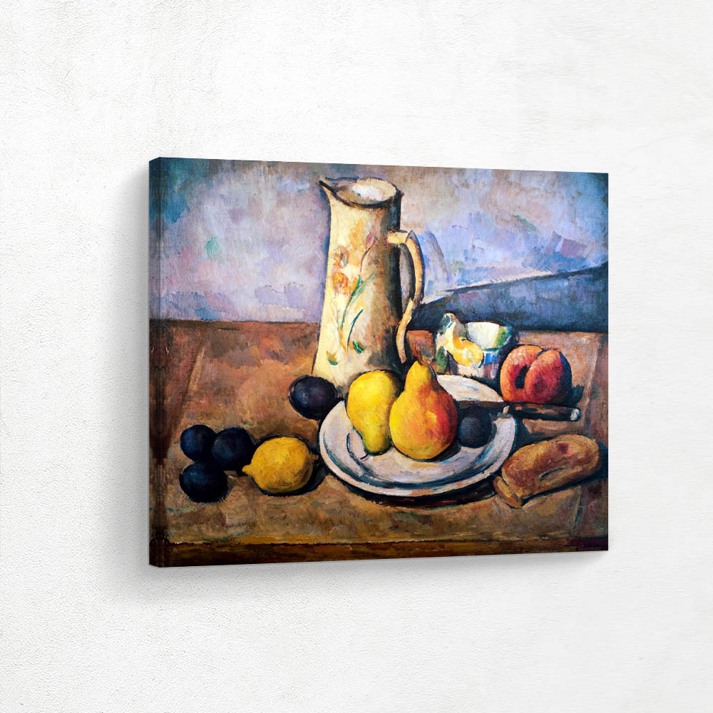 Abstract Still Life with Pitcher and Pears