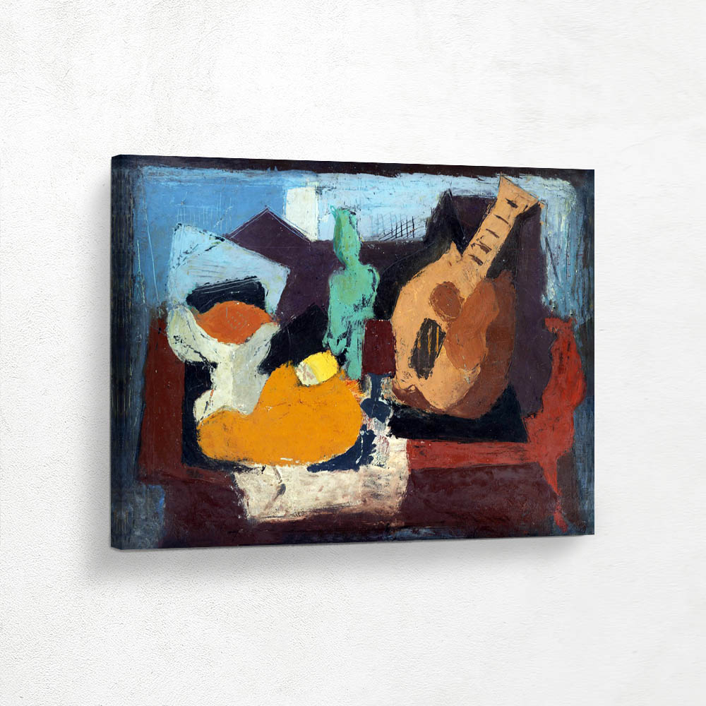 Abstract Still Life with Guitar