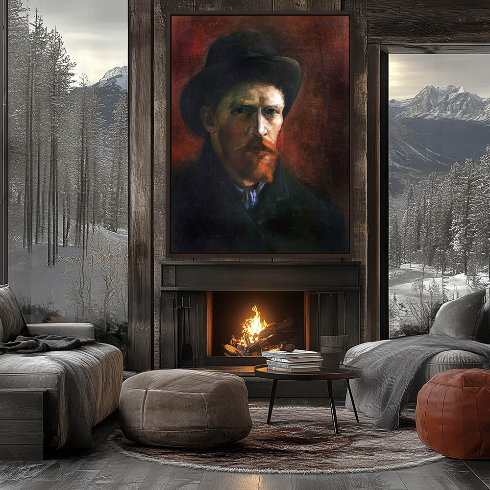 Self Portrait with Felt Hat - Image 3
