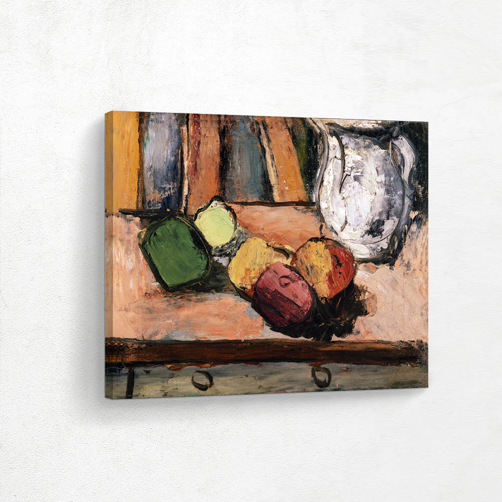 Abstract Still Life with Fruit and Pitcher