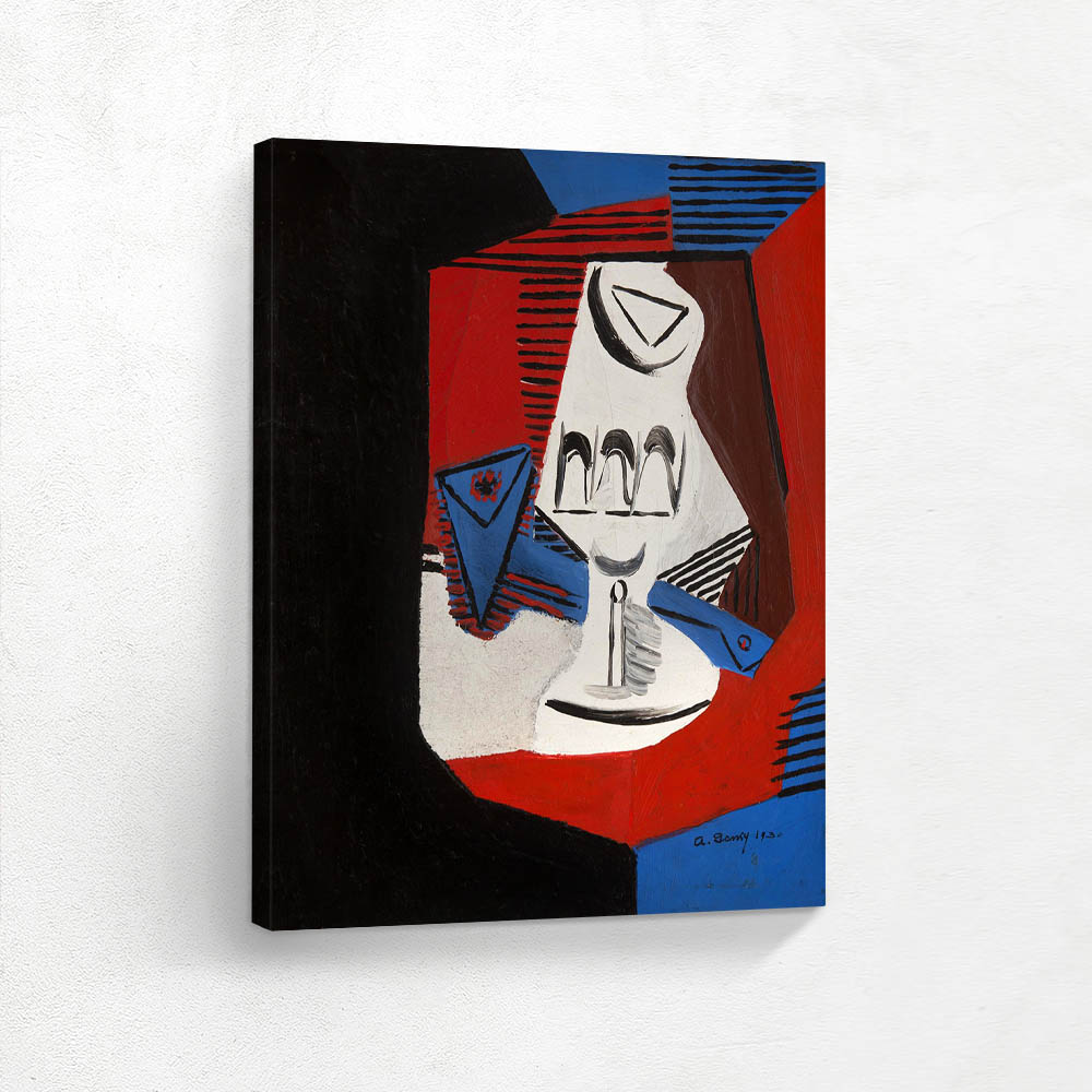 Abstract Still Life with Glass