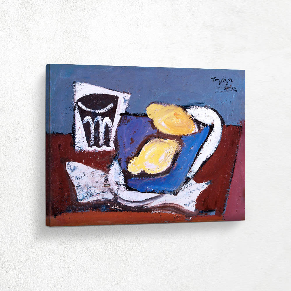 Abstract Still Life with Lemons