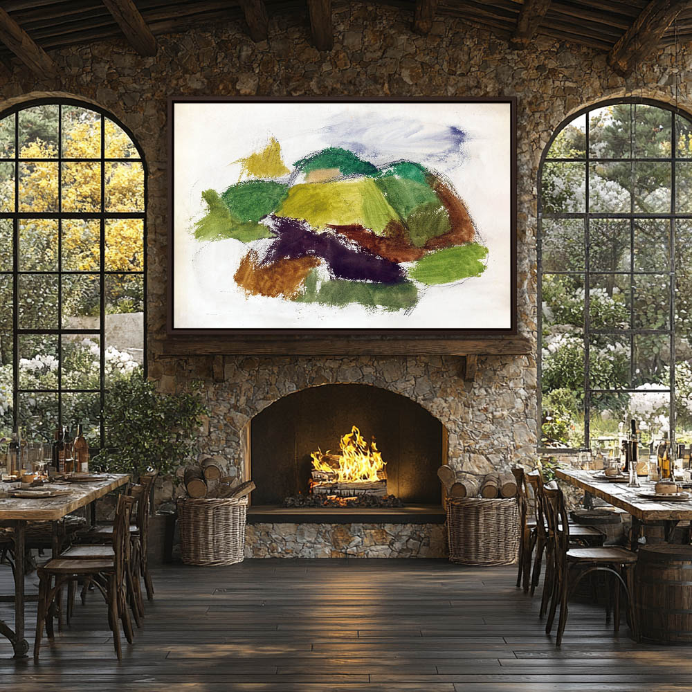 Abstract Landscape with Hills - Image 3