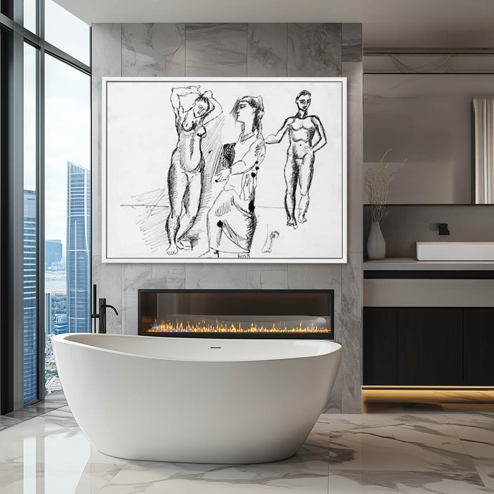 Three Standing Nudes After Picasso - Image 4