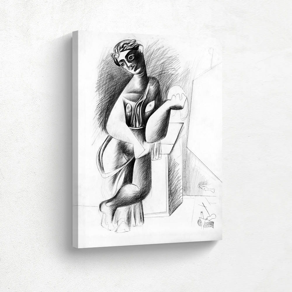 Standing Woman with Palette