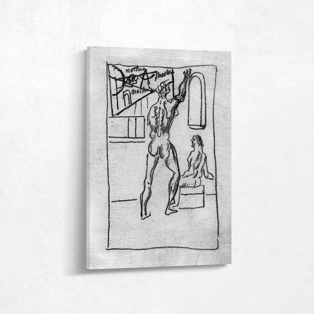 Standing Nude with Seated Nude