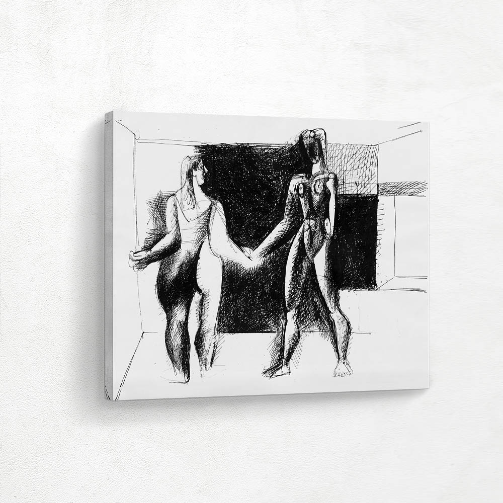 Two Standing Female Nudes