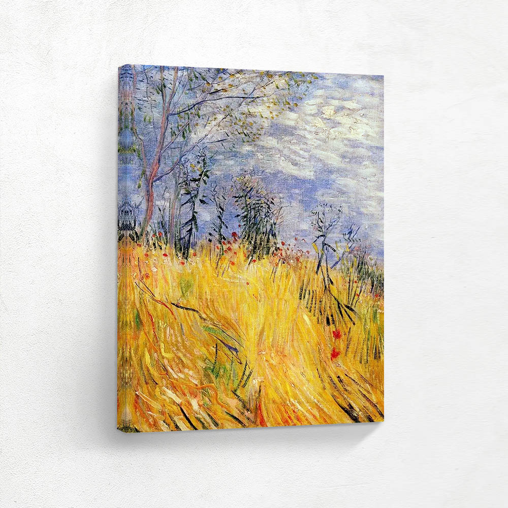 Edge of a Wheat Field with Poppies