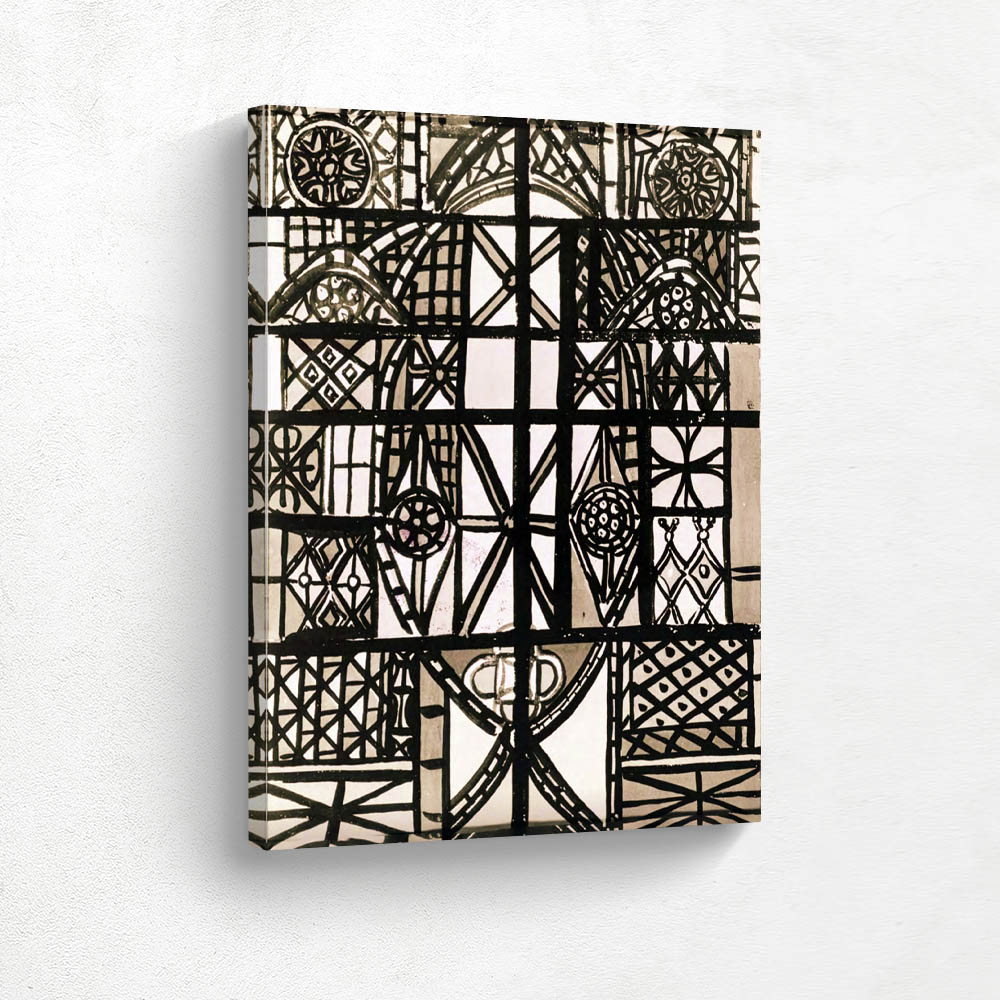 Drawing for an Unrealized Stained Glass Window