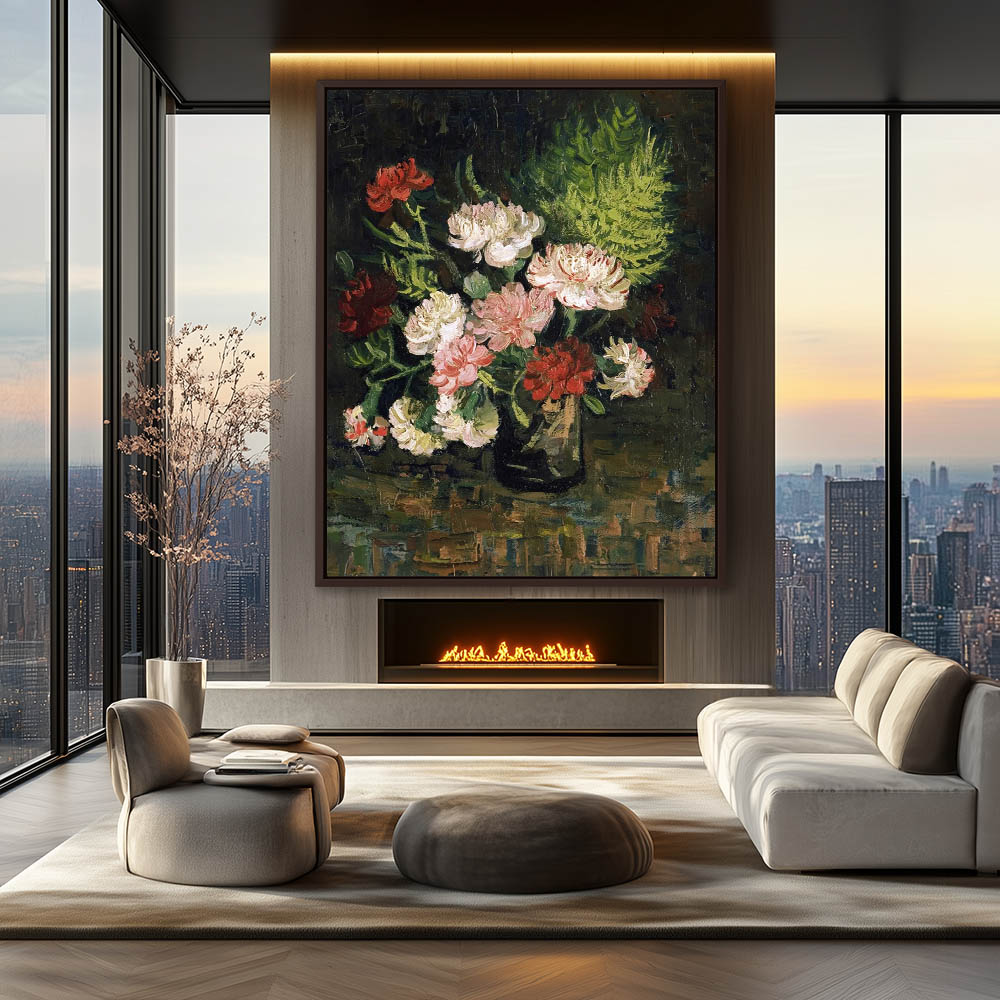 Vase with Carnations - Image 3