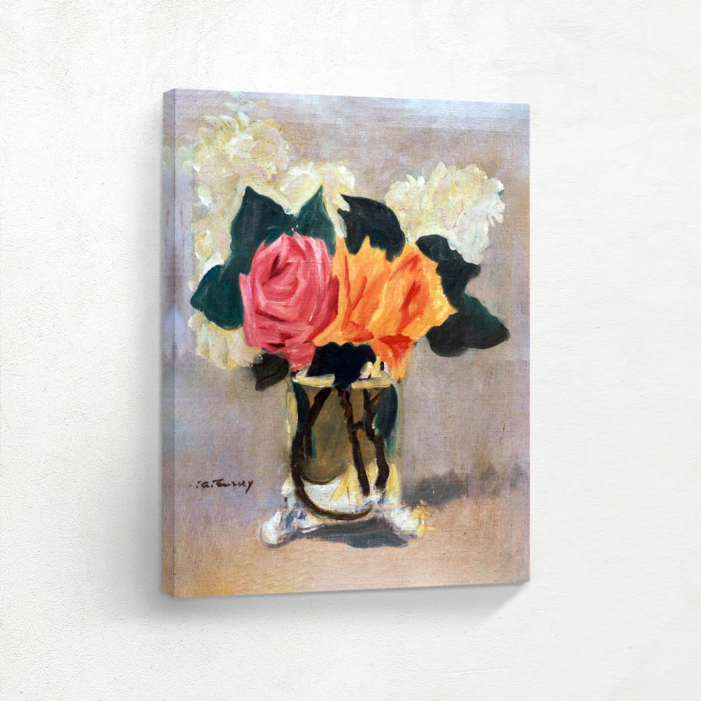 Flowers III After Manets Lilacs and Roses