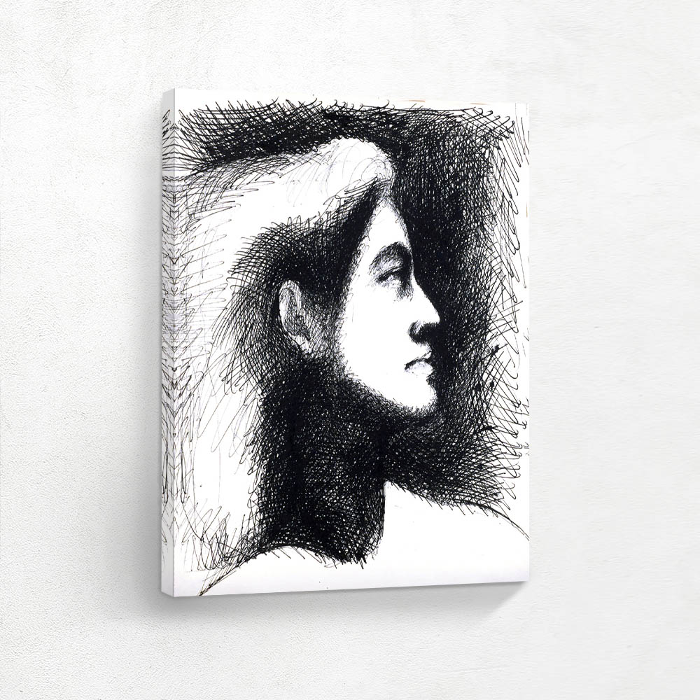 Abstract Drawing Portrait of Mougouch