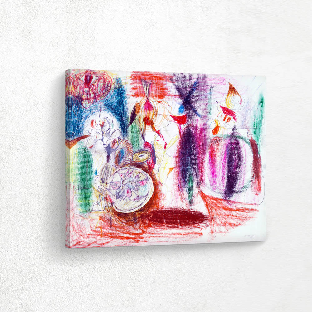 Untitled Abstract Composition Drawing