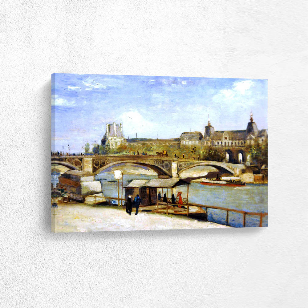 Pont du Carrousel and the Louvre