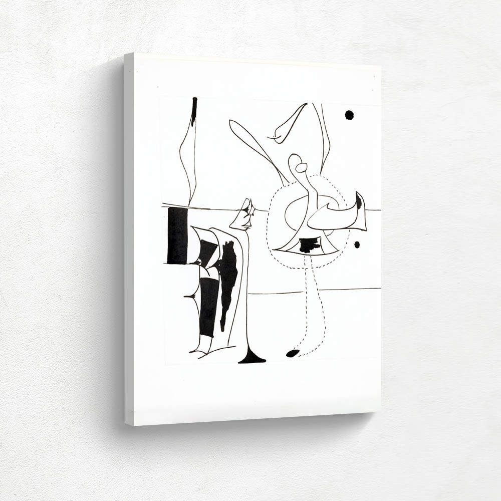 Untitled Abstract Composition Drawing