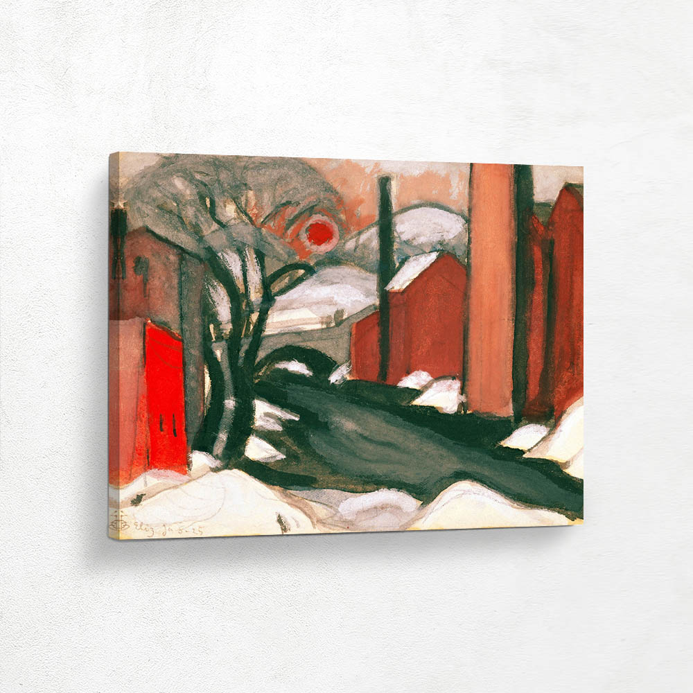 Winter Sun Mill Creek at Elizabeth New Jersey