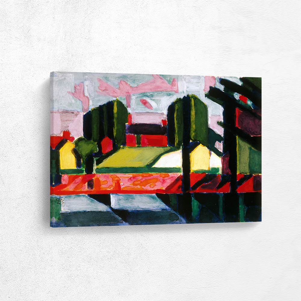 Study for Old Canal Red and Green