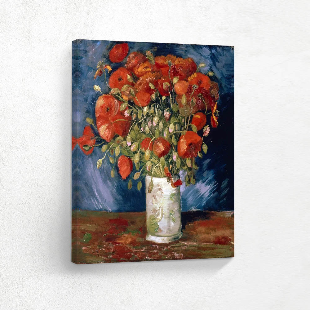 Vase with Red Poppies