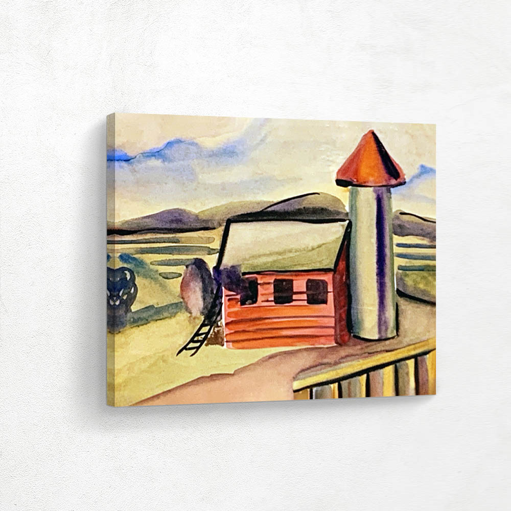 Untitled Farm Painting