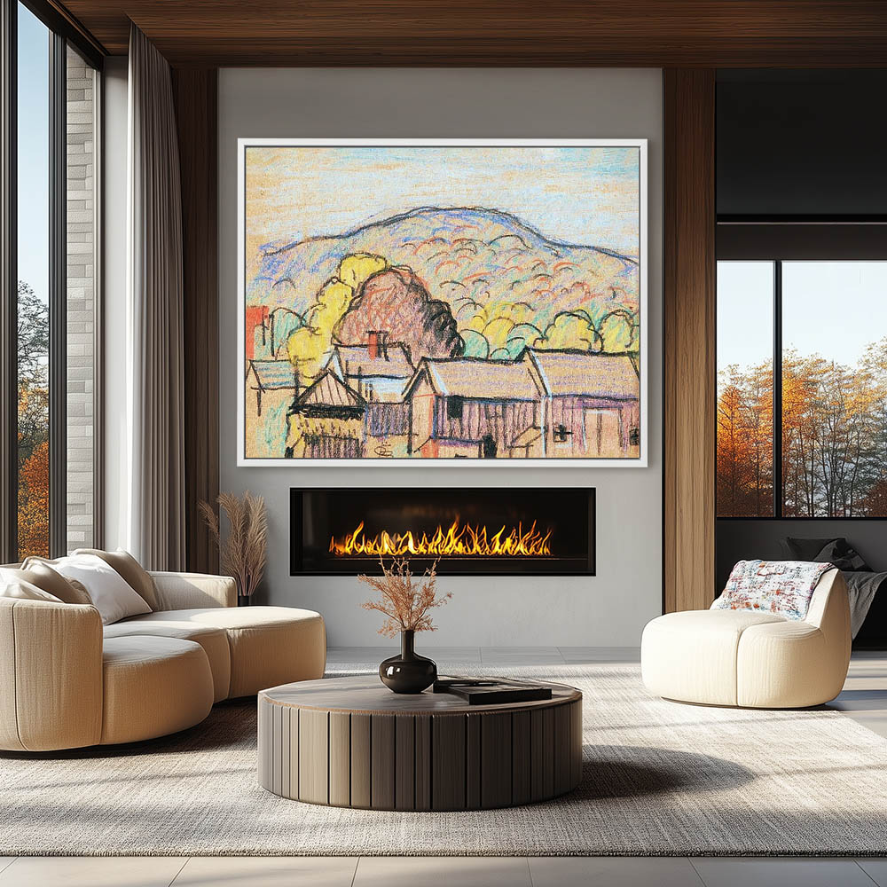 Landscape with Houses - Image 4