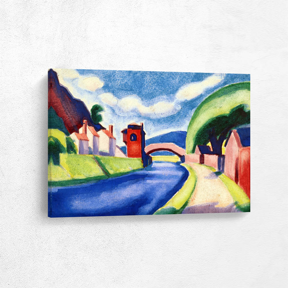 Canal at DL and W Railroad Paterson Station