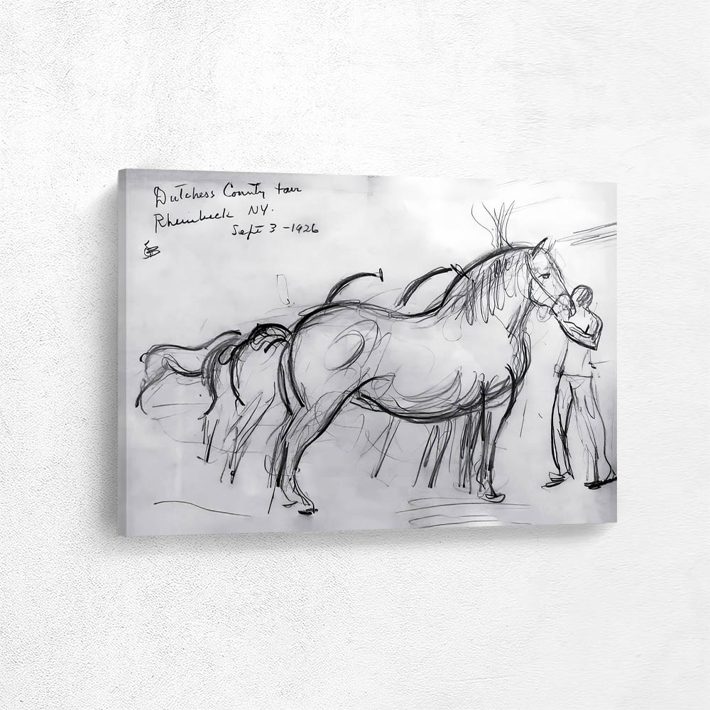 Drawing of Rhinebeck Fair